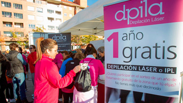 Dpila estuvo presente en la Carrera de la Mujer